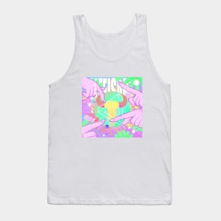 Dope pointing to a bull year drawing Tank Top